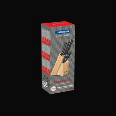 Jogo de Facas Tramontina com Suporte: 6 Peças Premium
