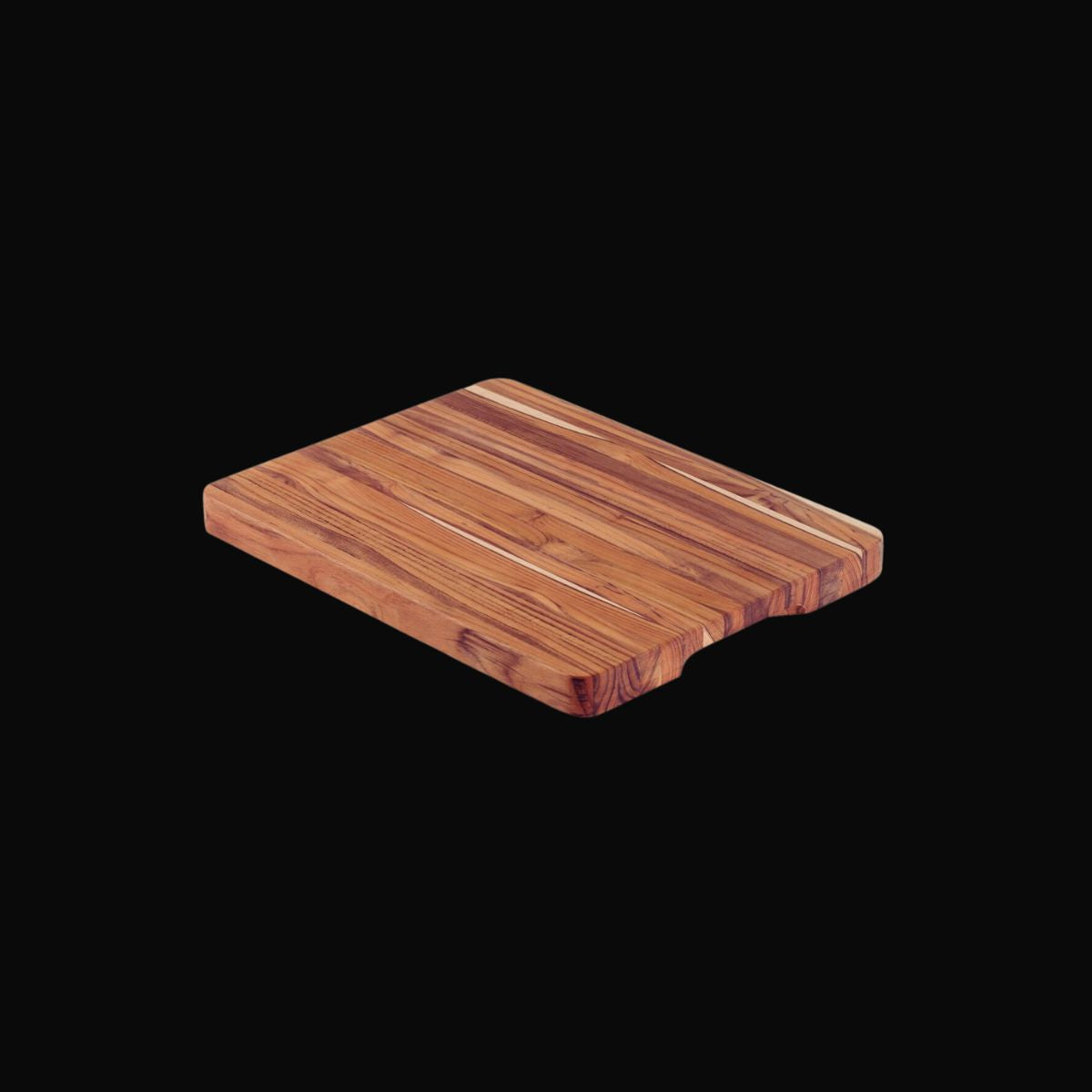 Tábua Teca com Empunhadura para Churrasco 40x30cm