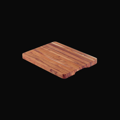 Tábua Teca com Empunhadura para Churrasco 40x30cm
