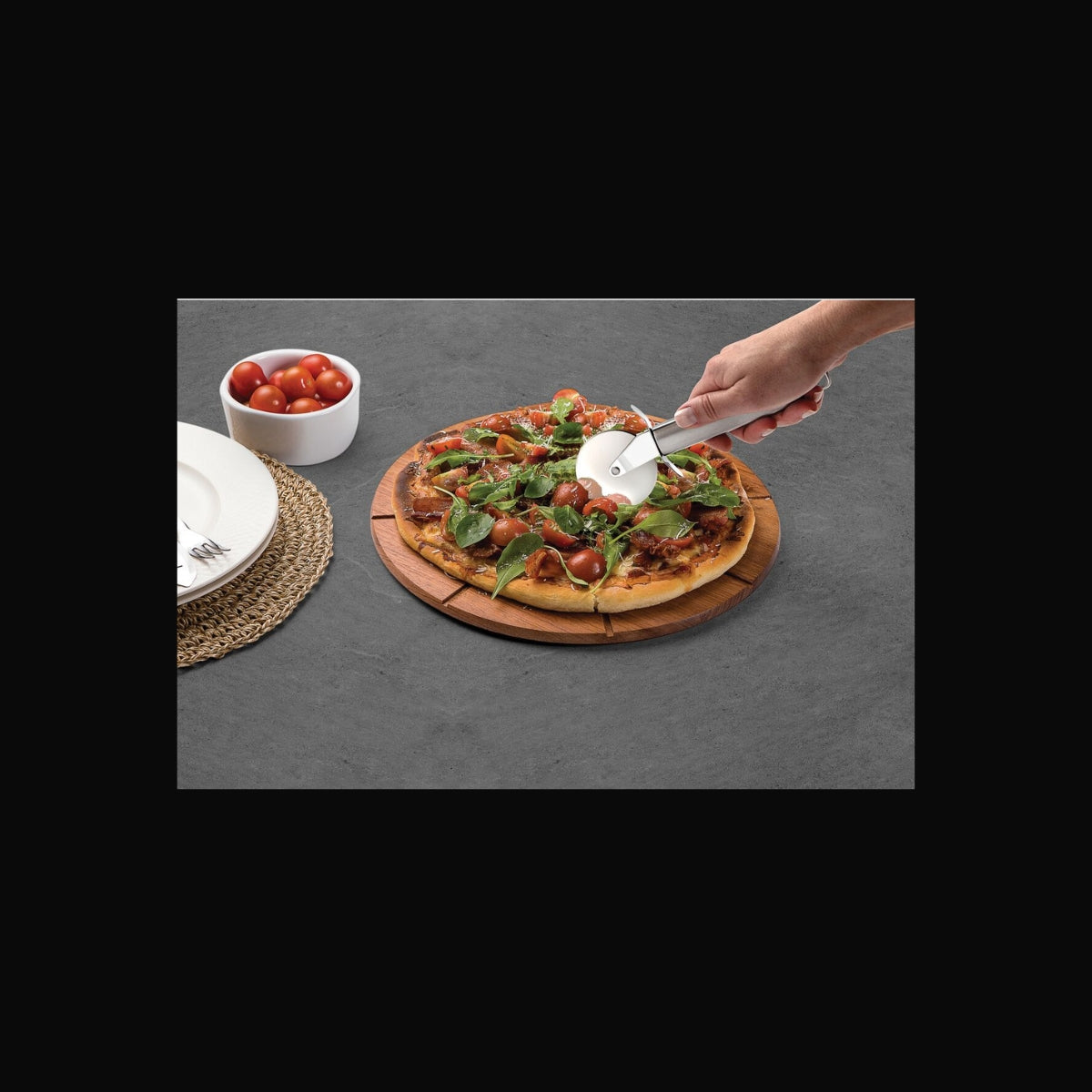 Cortador de Pizza Tramontina Marffim em Aço Inox