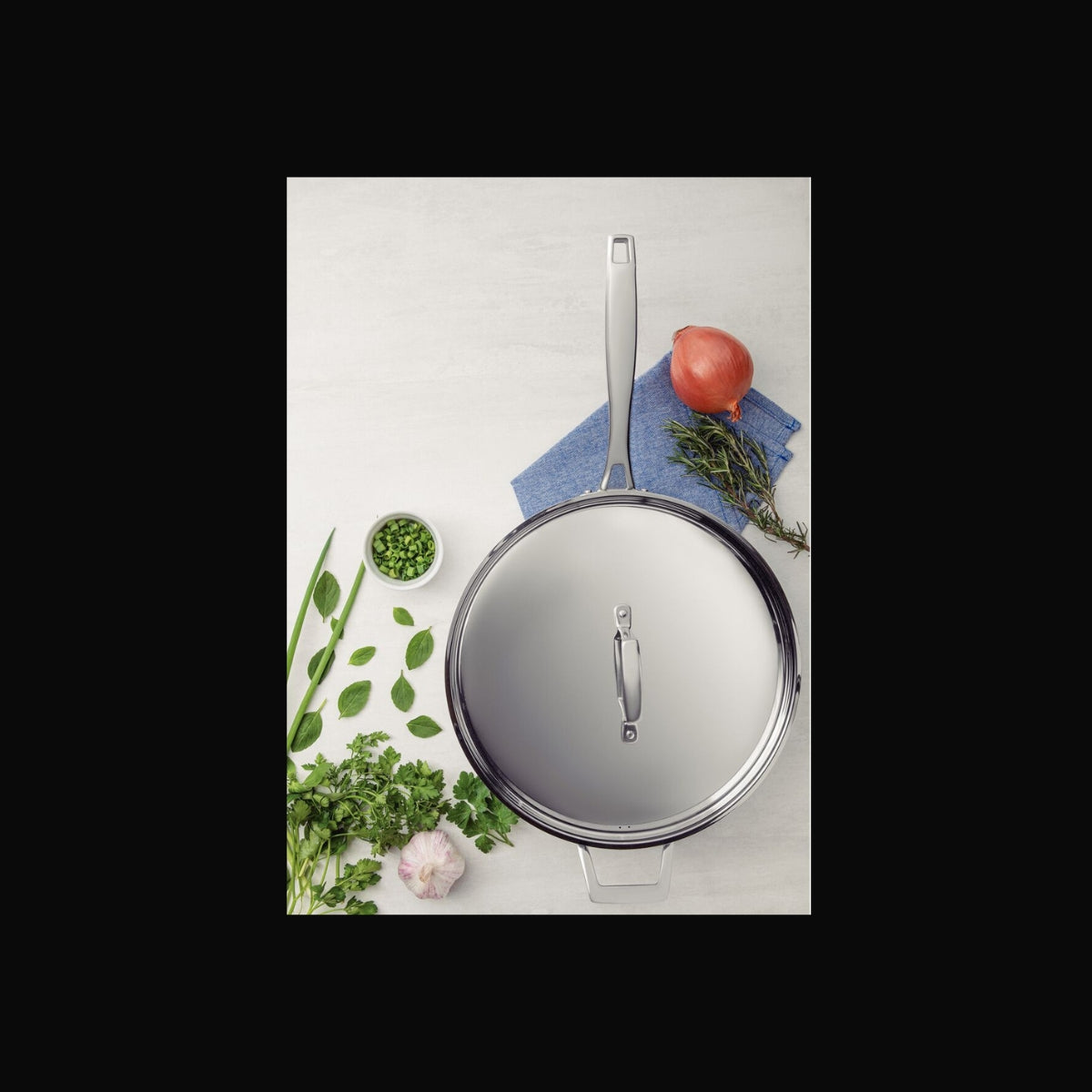 Frigideira Tramontina Grano Inox Corpo Triplo 30cm 5,6L