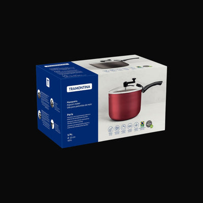 Pipoqueira Tramontina Paris Vermelho 4,8L