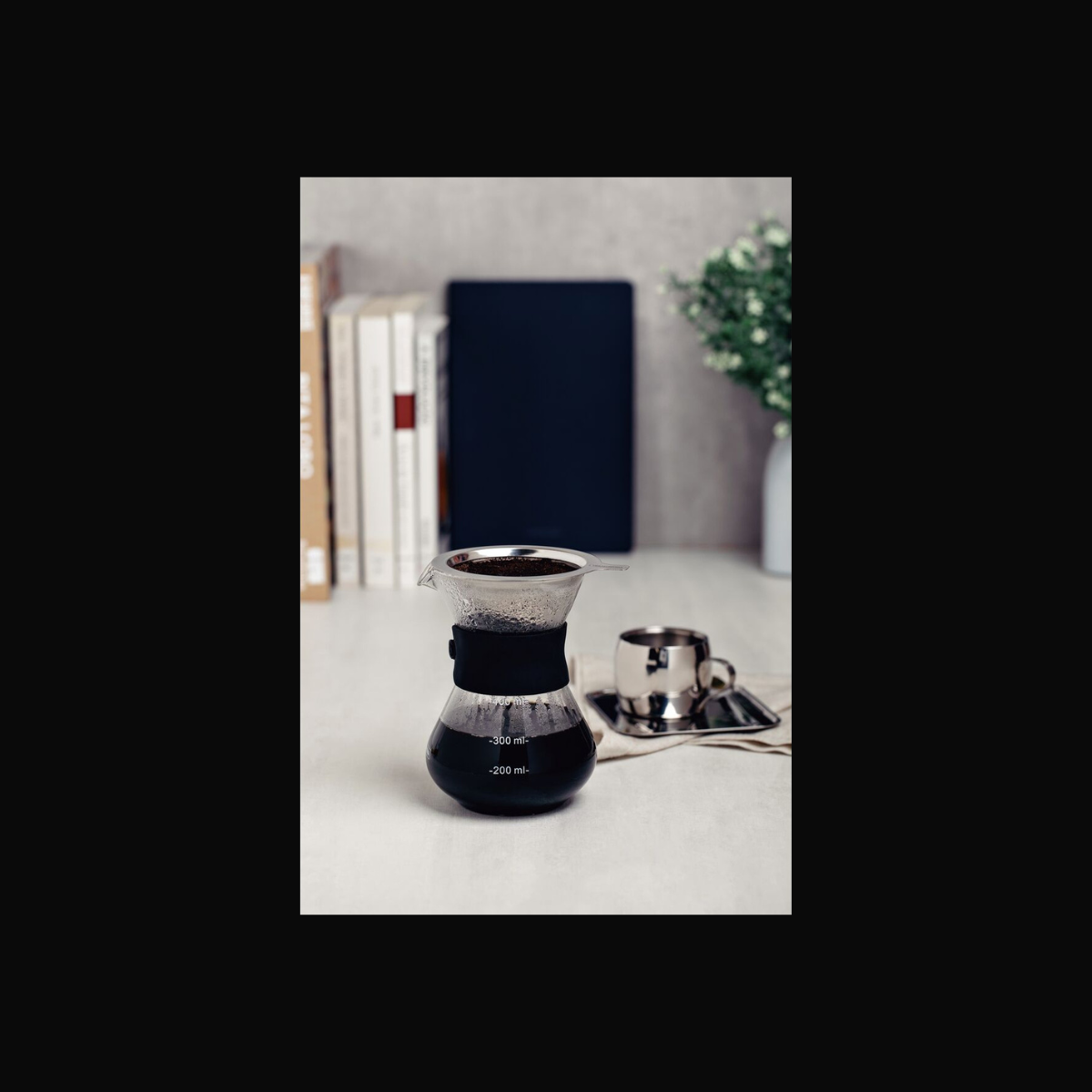 Tramontina Cafeteira com Coador de Aço Inox 0,40 L