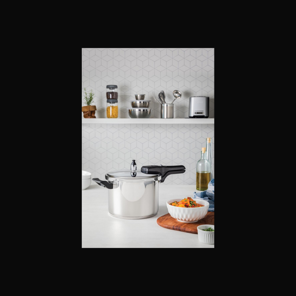 Tramontina Panela de Pressão Brava Inox Fundo Triplo 20cm 4,5L