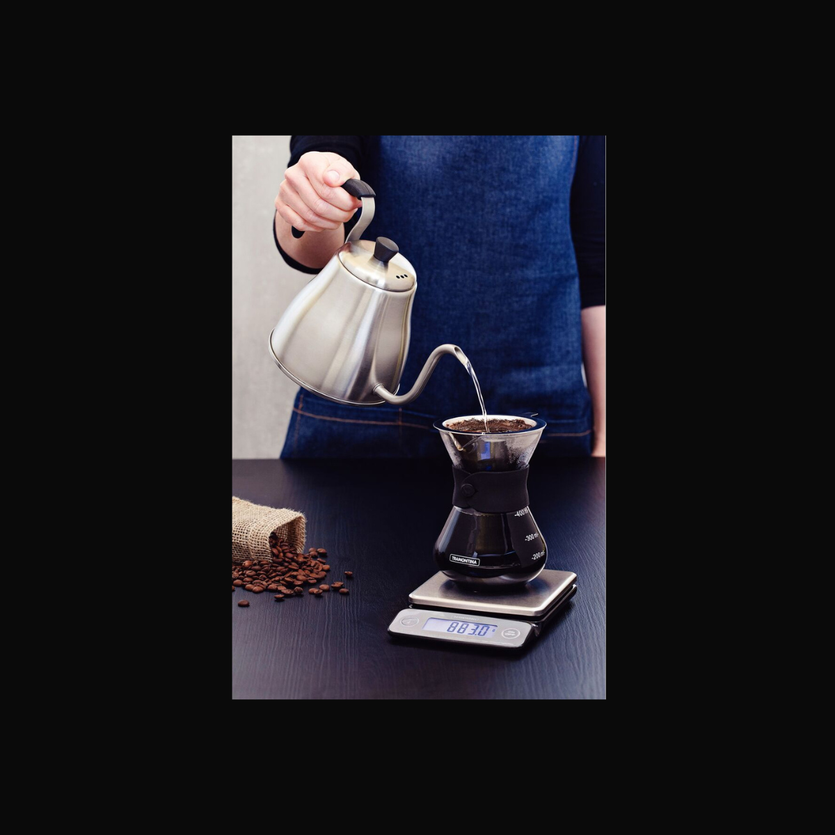 Tramontina Cafeteira com Coador de Aço Inox 0,40 L
