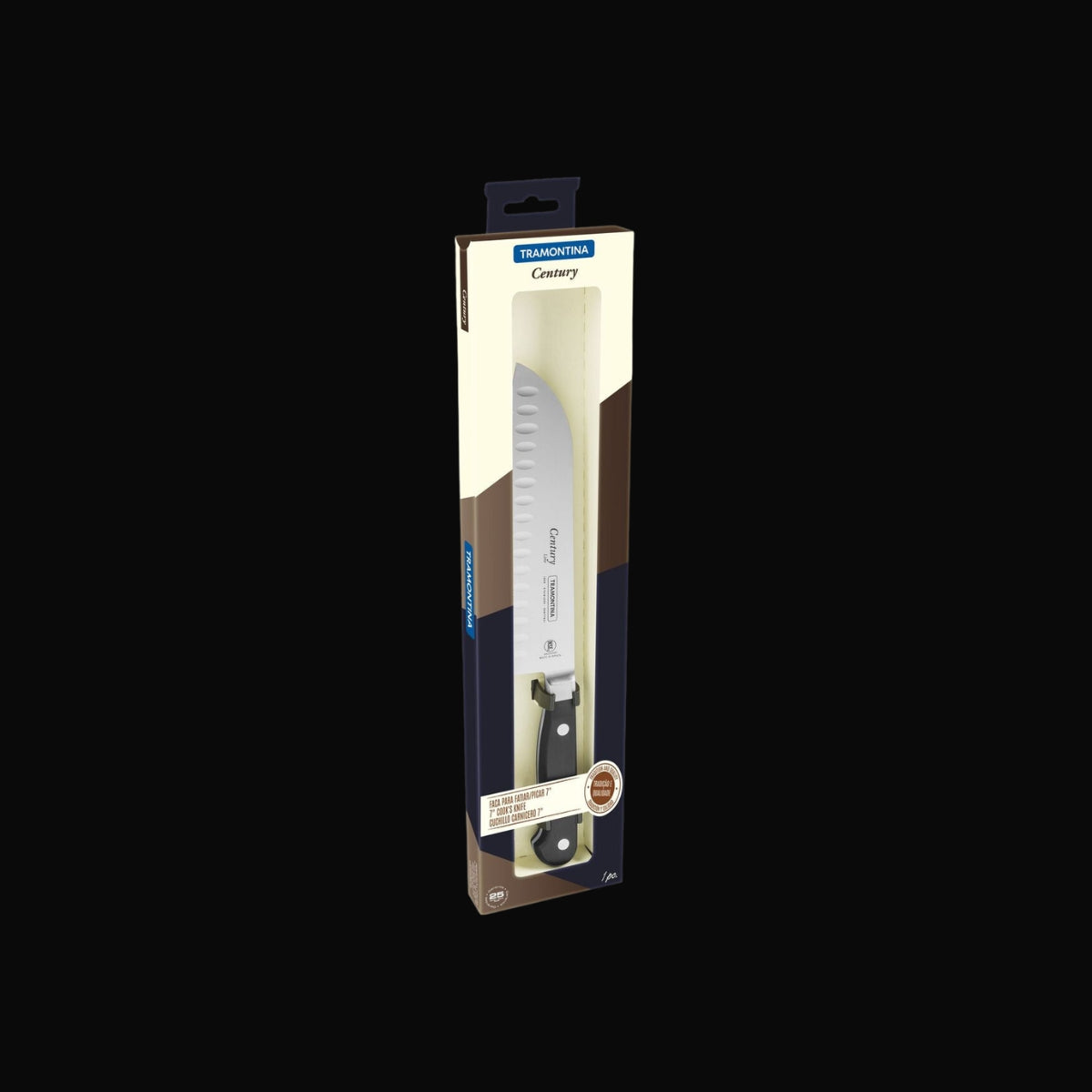 Faca santoku Century 7 polegadas na embalagem original